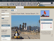 Tablet Screenshot of linuxbeach.net